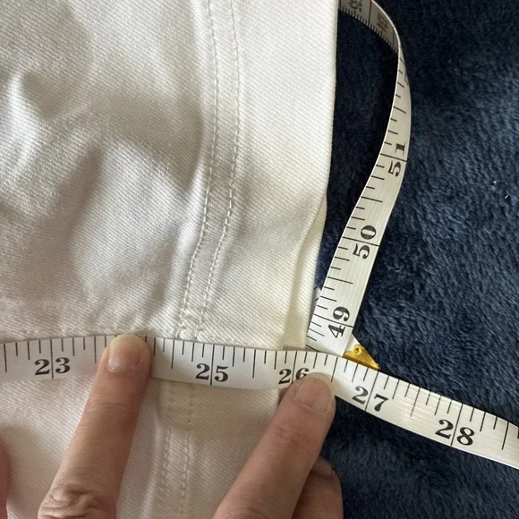 Everlane White Wide Leg Jeans Size 8 (E10) - Picture 6 of 9